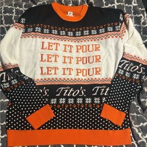 Brand new Tito’s ugly sweater